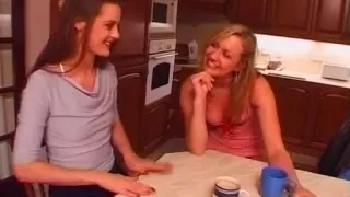 British slut Karina Currie in a lesbian scene