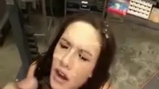 Sperma, Brizganje Sperme, Na Obrazu, Domači Posnetki