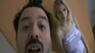 Ugly crazy guy vs Girl with stunning body