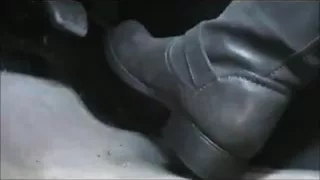 Driving in new grey boots from youtube
