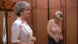 Russian moms Irina - Valia in the sauna