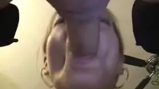 Amateur mature deep and wet blowjob