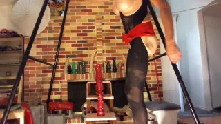 Bobbie using her ass pussy 2