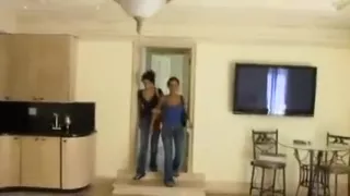 Threesome with NOT stepdaughter and friend