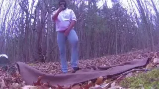 Öffentliche Masturbation und Sperma mit einem Twist