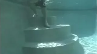 Scuba girl pool care