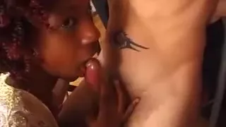 Ebony beauty Gangbang