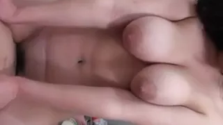 big tits girl ride on