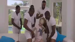 xxxvideosarea - White girl fuck 5 black dicks