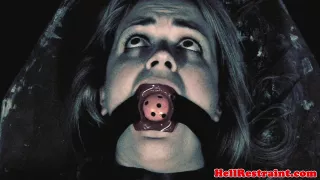 Submissive prisoner strips for maledom