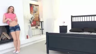 sexy petite teen first creampie