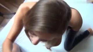 latex Stockings and Anal Creampie