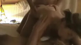 Woman Enjoys a Night WIth Two Men