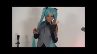 Lovely cosplay babe likes to play music.