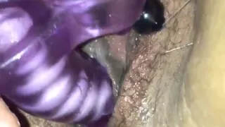 Getting her pussy ready