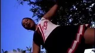 Ebony cheerleader Candice