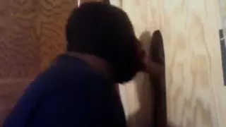 Big Married Black Swallows White Boy Cum