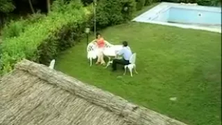 Sandra Romain and ally fuck in the garden in tea time