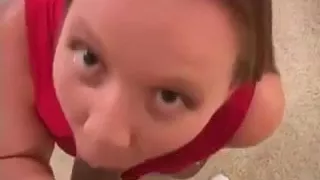 Chubby babe interracial oral pleasure