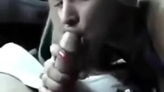 in car blowjob fun
