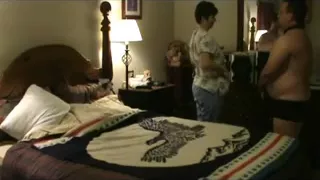 Cuck cleans after Mistress returning home