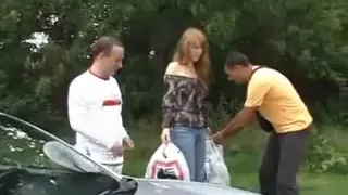 What is the Name of the Redhead ??