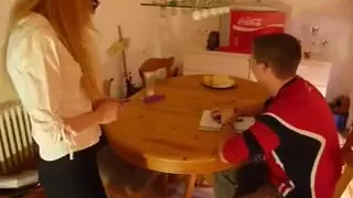 Bossy stepsis Gives Her Virgin stepbro His First Fuck !