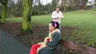 Horny older man fucks a young girl slut.