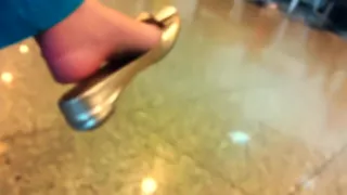 Candid delicious dangle at the airport