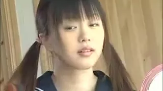 Japanese girl strips her clothes to expose her hot body