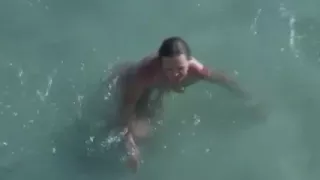 Cuckold wench at the beach