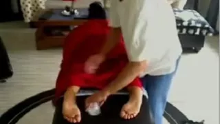 Hidden Massage Playing with Clients love tunnel