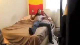 Blonde snowbunny gets used on hidden cam