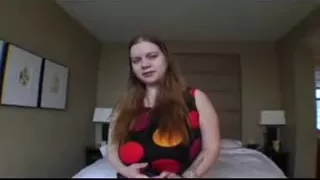 Sexy fat ginger fuck and facial