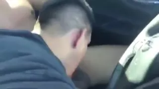 Hot guy gives me a public blowjob