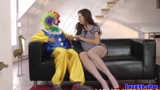 Saucy mature british tart fucked by a clown