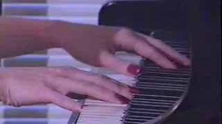 Lonely shemale jerks by the piano