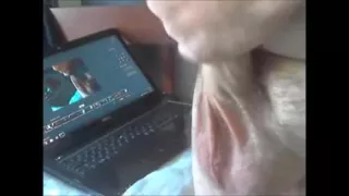 Wanking on web camera