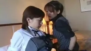 Hot Japan girls have passionate lesbian affair