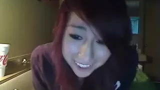 Asian teen flashing boyfriend (no sound)