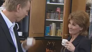 His compliments made this German granny in stockings horny