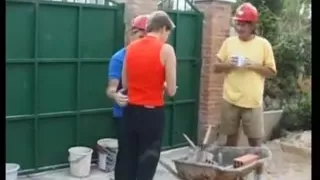 Two construction workers fuck an english housewife