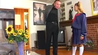 schoolgirl and teacher