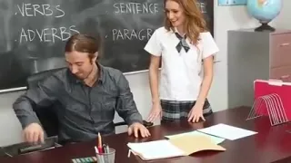 gal Gets Extra Credit With Sex