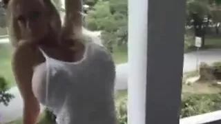 Alena Snow: Trampoline bouncing