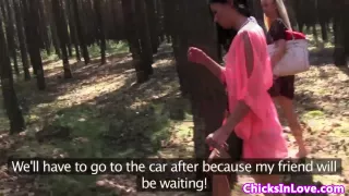 Barelylegal lesbian teen trio make a sextape