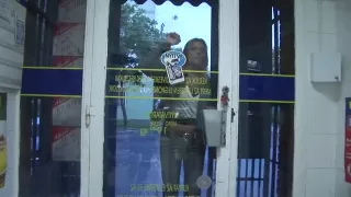 Hot babe fucked in the grocery store