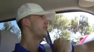 Hot babe takes dick in her slick pussy