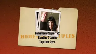 Naughty amateurs James and Claudine fuck on camera