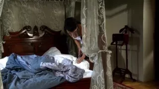 Randy nympho slammed in her tight pussy